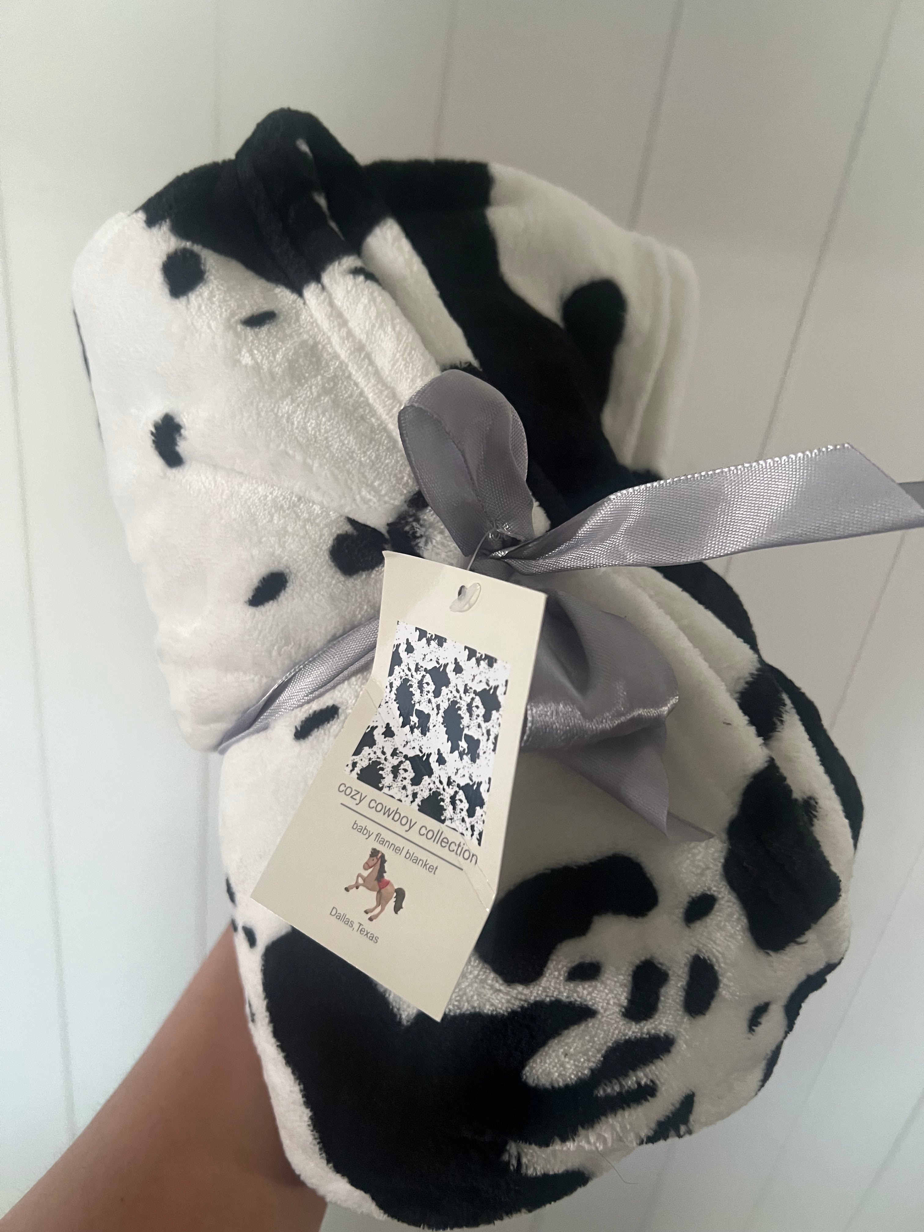 Cow Print Blanket
