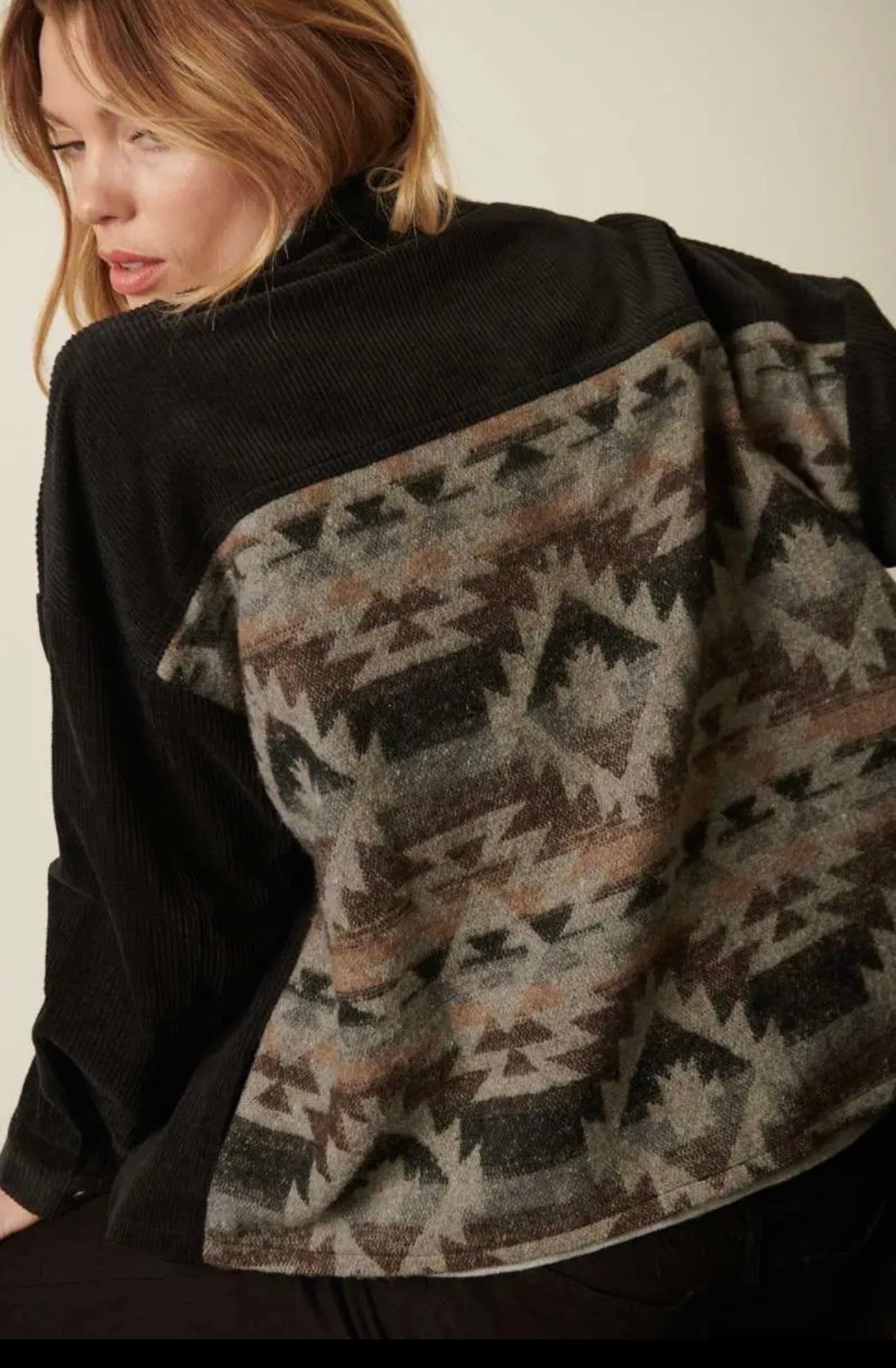 Aztec Corduroy Jacket