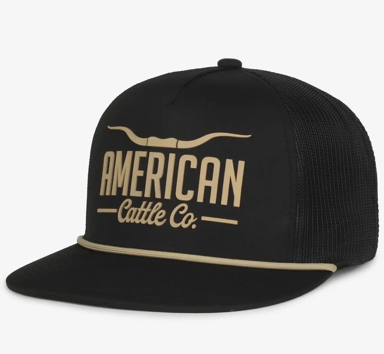 Black American Cattle Hat
