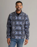 Blue Men’s printed Fleece